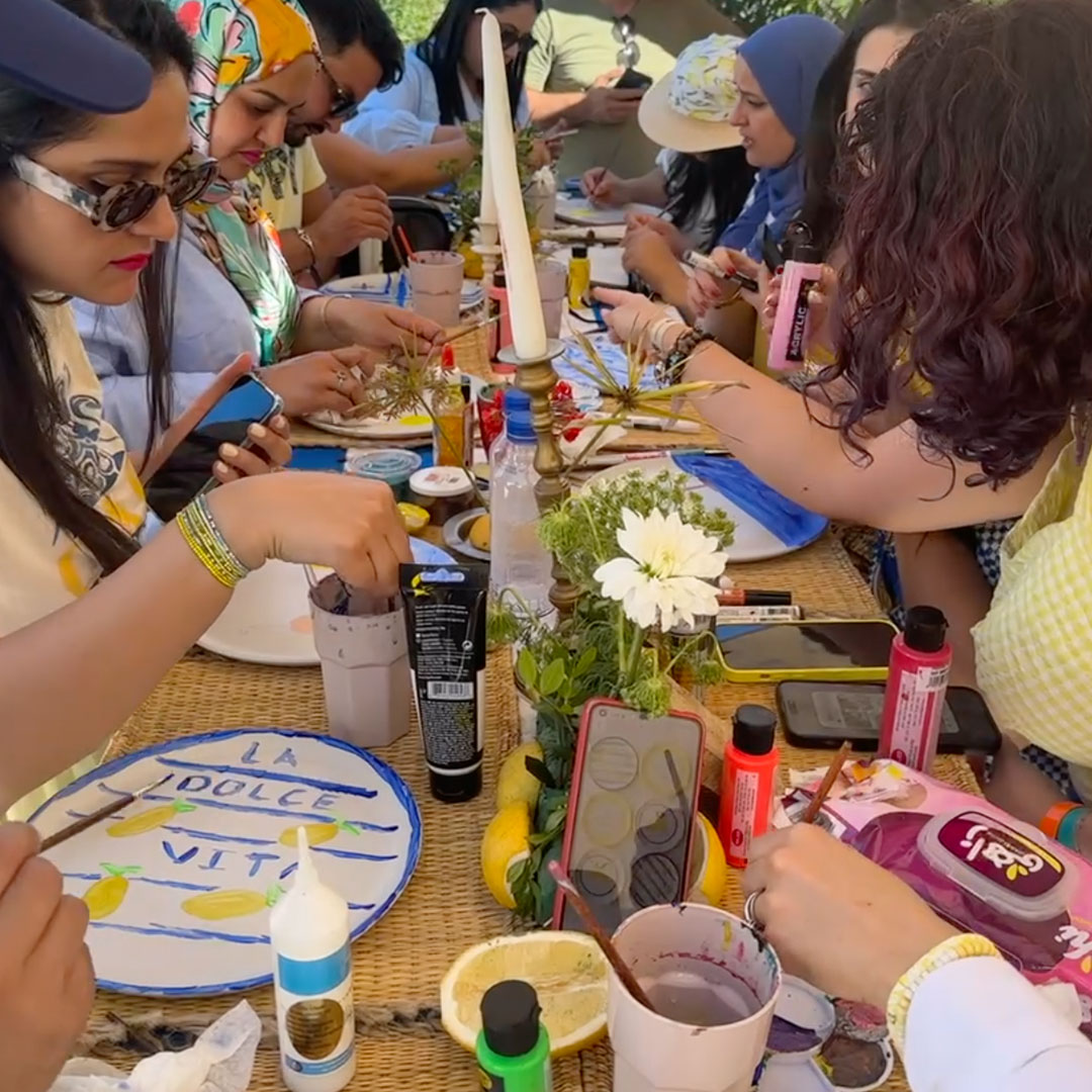 escapade tunisie corporate atelier peinture sur ceramique